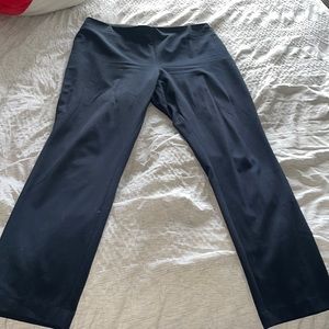 Nine West Skinny Dress Leggings. Navy Blue and Black. Size 12. Side Zipper.